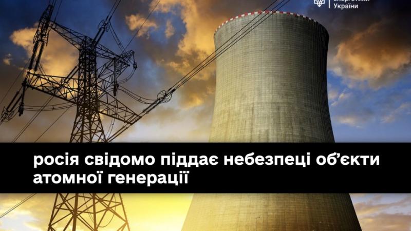 Росія навмисно визначає траєкторії для своїх дронів і ракет, пролітаючи над атомними електростанціями.