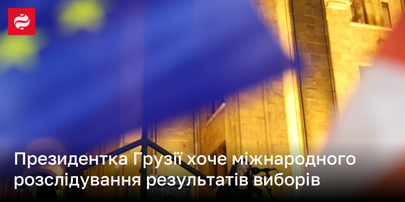 Президент Грузії виступає за проведення міжнародного розслідування результатів виборів.