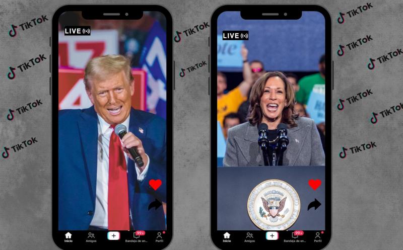 Конфлікт між Гарріс і Трампом переходить у TikTok: претенденти на вибори змагаються за підтримку молоді.